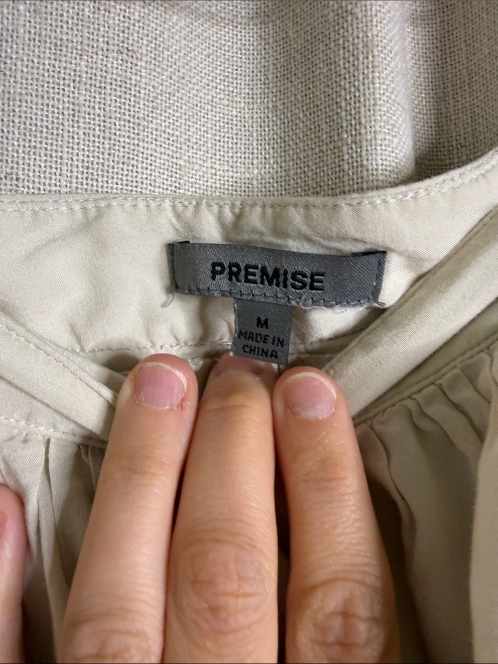 Premise Light Cream Maxi Skirt - Picture 2 of 3